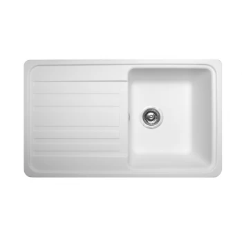 Кухонная мойка гранитная MIRAGGIO VERSAL white