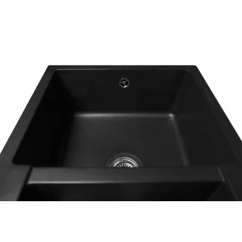 Кухонна мийка гранітна MIRAGGIO LAPAS black