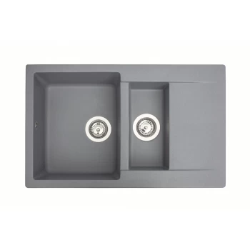 Кухонная мойка гранитная MIRAGGIO LAPAS gray