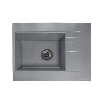 Кухонная мойка гранитная MIRAGGIO BODRUM 650 gray