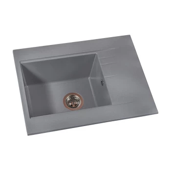 Кухонная мойка гранитная MIRAGGIO BODRUM 650 gray
