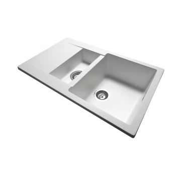 Кухонная мойка гранитная MIRAGGIO LAPAS white