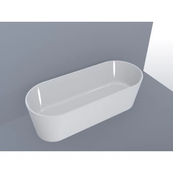 Ванна MIRAGGIO PROVIDENCE глянсова з литого мармуру (без переливу)