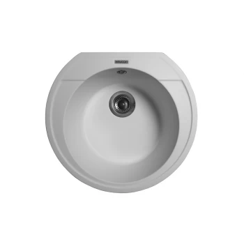 Кухонная мойка гранитная MIRAGGIO TULUZA white