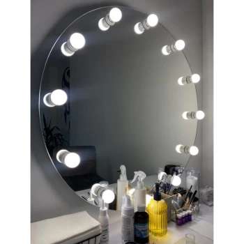 Винтажное зеркало круглое на стену Колумбия