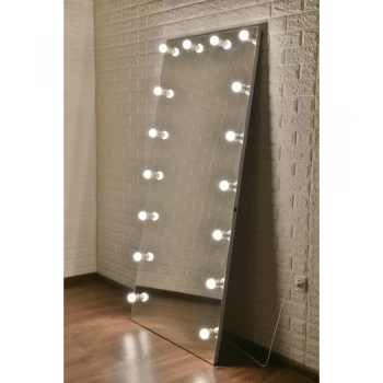 Зеркало напольное в прихожую Серебро