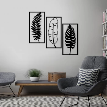 Деревянная картина "Leaf"  (40 x 20 см)