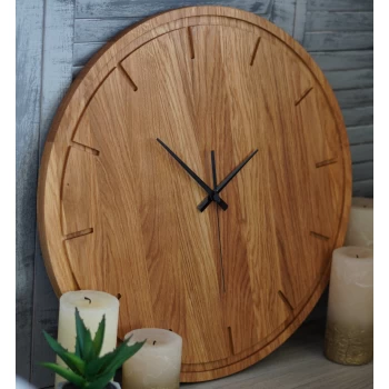 Дубовые часы Moku Nara (38 x 38 см)