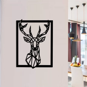 Дерев'яний малюнок "Deer" (50 x 37 см)