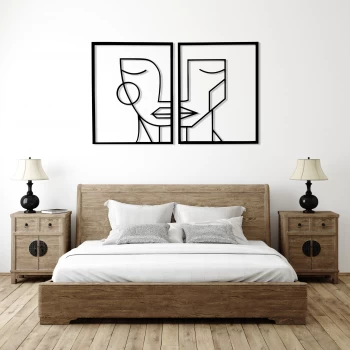 Деревянная картина "Two souls"  (60 x 47 см)