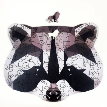 Деревянный пазл Moku Panda S (19 x 24 см, 56 деталей)