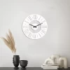 Білий настінний годинник Moku Hitachi (38 x 38 см)