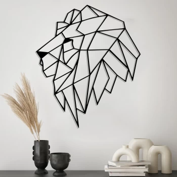 Деревянная картина "King Lion"  (80 x 68 см)