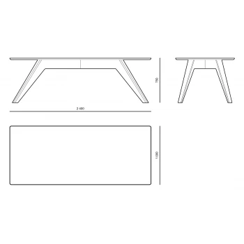 Стол - Basic - TA04 plus size