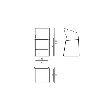Барный - Basic - стул BCA02 comfort