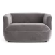 Диван дизайнерський "Brune" 135х80х70 см. Сірий