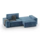 Диван прямий "Loft 2" Синій 250х105х80 см. (Арт.2008)