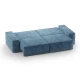 Диван прямий "Loft 2" Синій 250х105х80 см. (Арт.2008)