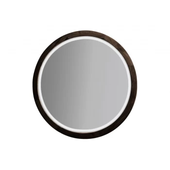Роскошное зеркало круглое на стену BLACK WATER light