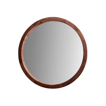 Стильное круглое зеркало на стену RED FIRE