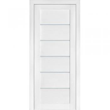 Двери распашные Modern 137 Ясень белый Эмаль (ПГ)