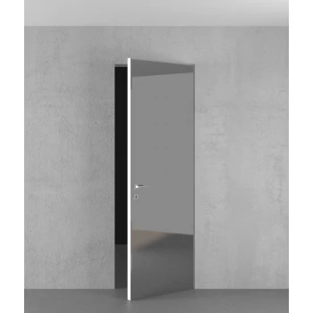 Встроенные двери –  Invisible line – коллекция скрытых дверей – зеркало