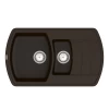 Кухонная мойка Norton NMP 04.86 Chocolate + сифон