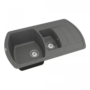 Кухонная мойка Norton NMP 04.86 Gray + сифон