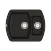 Кухонная мойка Norton NMP 03.63 Black + сифон