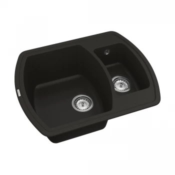 Кухонна мийка Norton NMP 03.63 Black + сифон