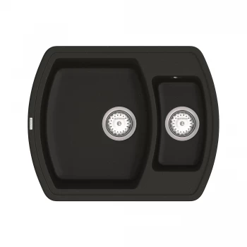 Кухонна мийка Norton NMP 03.63 Black + сифон