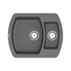 Кухонная мойка Norton NMP 03.63 Gray + сифон