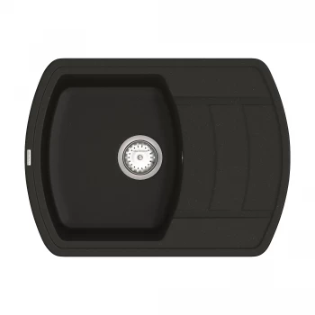 Кухонна мийка Norton NMP 02.67 Black + сифон