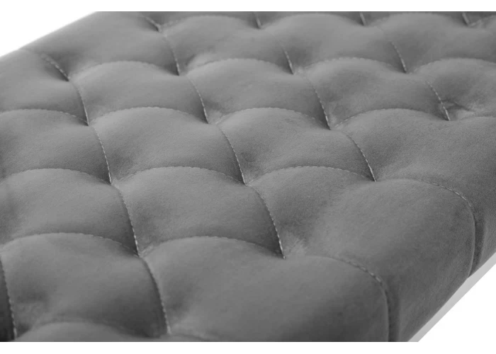  Банкетка BN-3 сірий велюр + срібло  5 — замовити в PORTES.UA