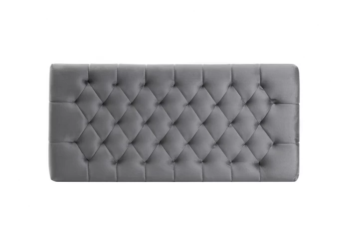  Банкетка BN-3 сірий велюр + срібло  7 — замовити в PORTES.UA