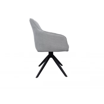 Стілець поворотний R-100 сірий + чорний