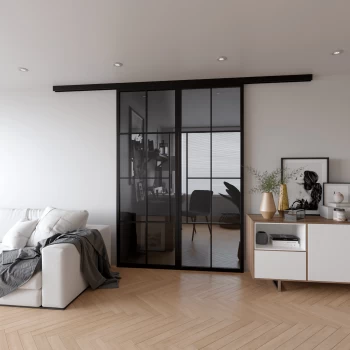 Zeist металеві перегородки та двері PZ-07 сталь два полотна