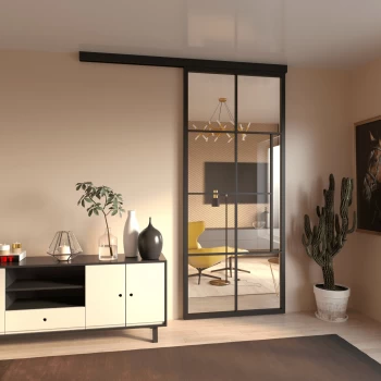 Zeist металеві перегородки та двері PZ-06 сталь одне полотно