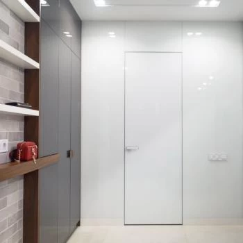 Двери из стекла New Стандарт мод. SD Glass со стеклом сатин крашеным обычным