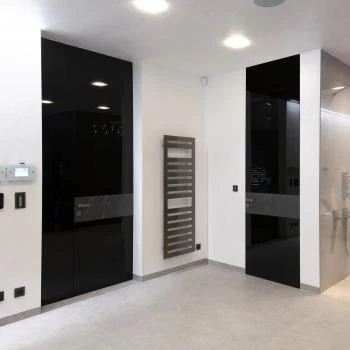 Стеклянные двери New Стандарт мод. SD Glass со стеклом крашеным обычным