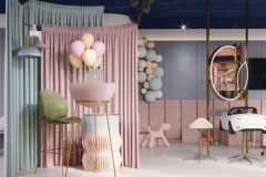 Ресепшн в дизайн-проект детского салона красоты "Happy kids", 63 м.кв — студия дизайна 10:02 Design Burean