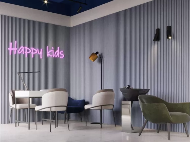 Салон в дизайн-проект детского салона красоты "Happy kids", 63 м.кв — студия дизайна 10:02 Design Burean