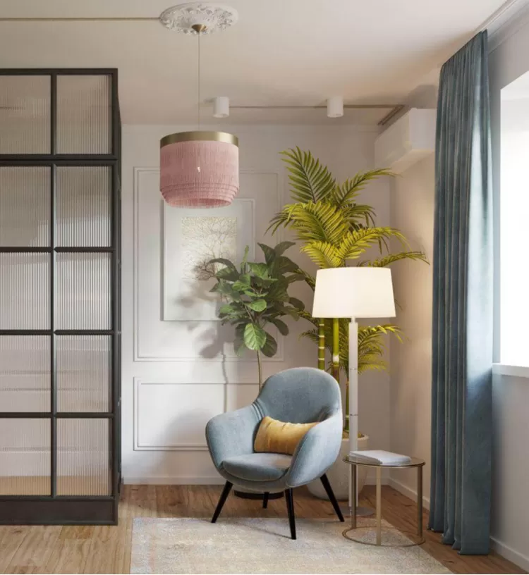 Салон в дизайн-проекте салона красоты Women's Club, 120 м. кв. — студия дизайна 10:02 Design Burean