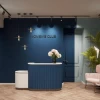 Ресепшн в дизайн-проекте салона красоты Women's Club, 120 м. кв. — студия дизайна 10:02 Design Burean