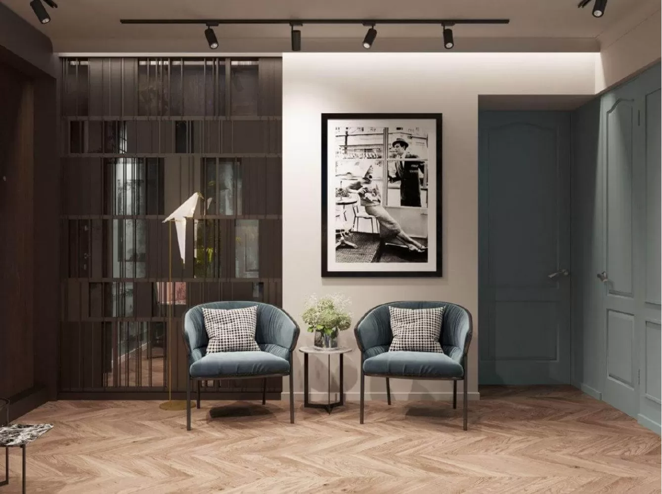 Салон в дизайн-проекте салона красоты Women's Club, 120 м. кв. — студия дизайна 10:02 Design Burean