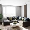 Гостиная в дизайн-проекте квартиры в ЖК Наш будинок, 95 м.кв.— 10:02 Design Burean