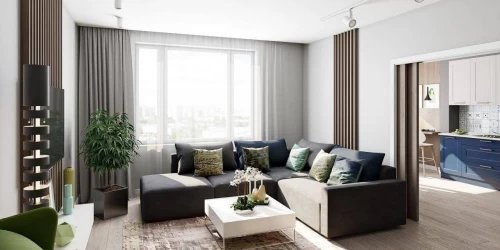 Дизайн-проект квартири у ЖК Наш будинок, 95 м.кв.