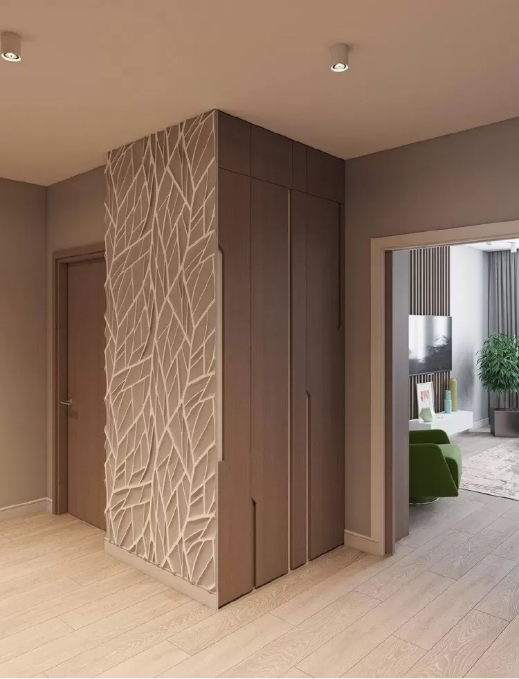 Коридор в дизайн-проекте квартиры в ЖК Наш будинок, 95 м.кв.— 10:02 Design Burean