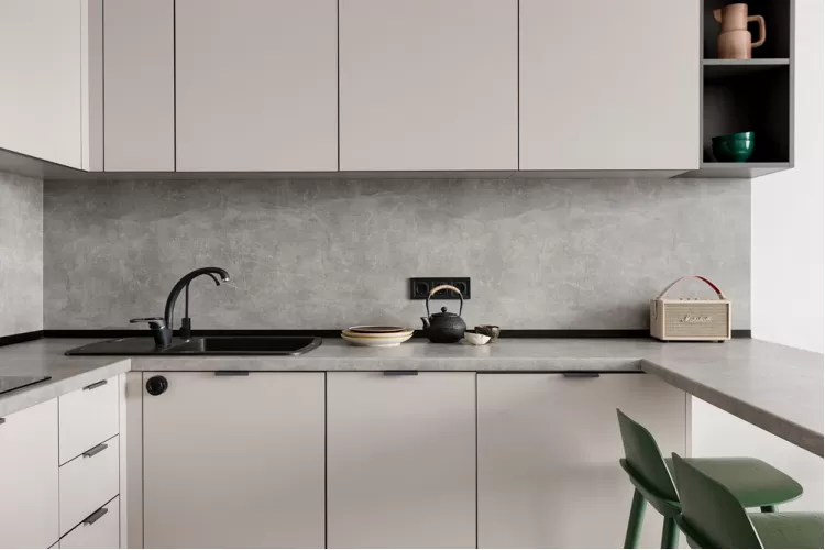 Кухня-гостиная – популярное фото идеи для дизайна № 2532