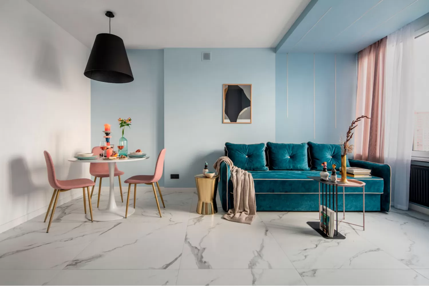 Кухня-гостиная – красивое фото дома № 2504